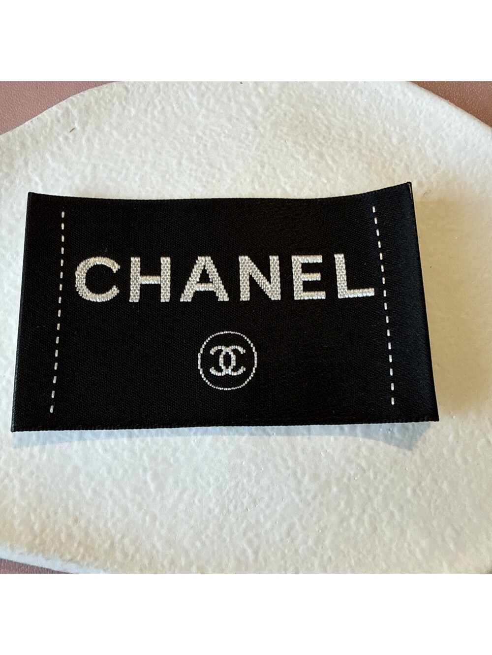 Chanel 1 Designer Tag LABEL Replacement Sewing Accessories 7 X 4 cm